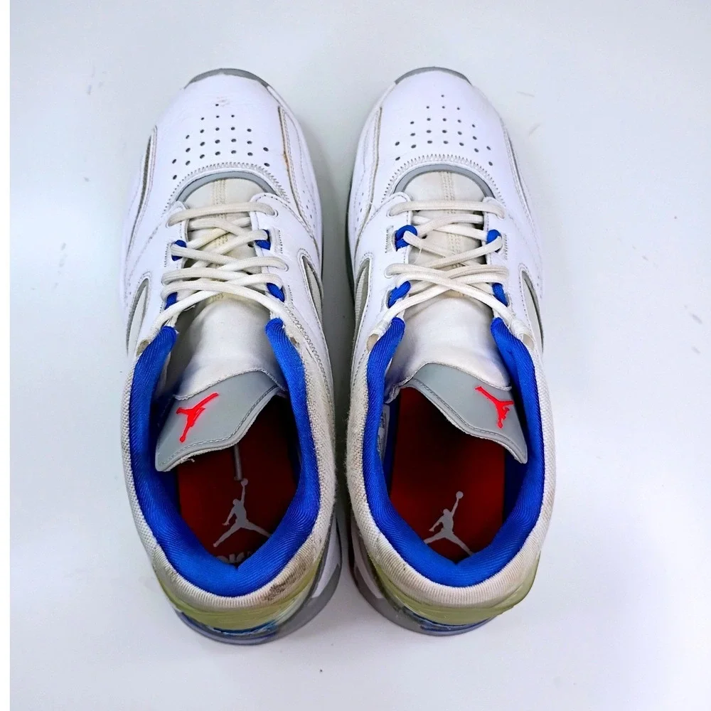 Jordan Point Lane White True Blue Mens Basketball Shoes CZ4166-101 Size 11‎
